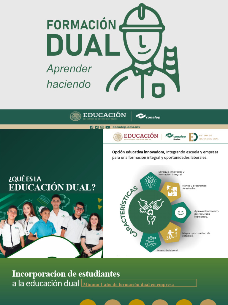 Educación Dual en CONALEP: Guía Completa | PDF | Business