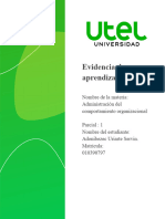 Administración Del Comportamiento Organizacional - EA - P1 - P