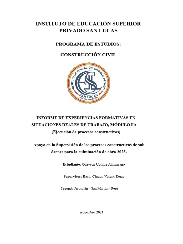 Informe 3 | PDF