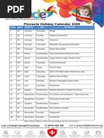 List of Holidays 2009 PDF | PDF | Observances | Festival