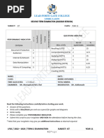 Year 11 Ict Theory Term 2 2023 - 043048