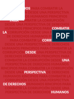 Principios para Combatir la Corrupción desde una perspectiva de Derechos Humanos