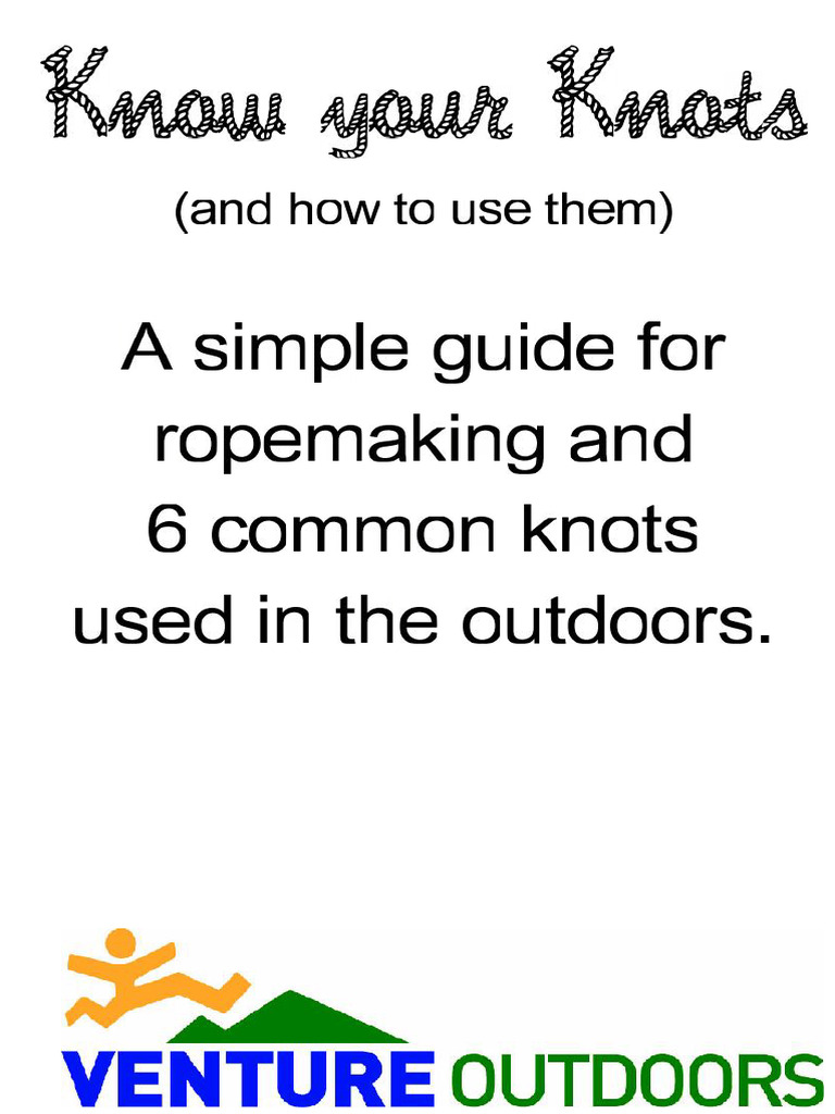 Knot Tying Guide | PDF
