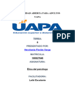 Tarea 8 Etica Del Psicologo HV