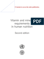 FAO-Vitamin and Mineral in Human Nutrition