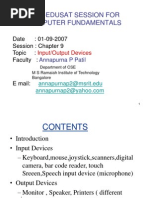 Cce-Edusat Session For Computer Fundamentals: Date: 01-09-2007 Session: Chapter 9 Topic: Faculty