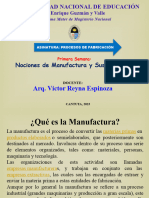 Procesos de Fabricación - Nociones de Manufactura y Sus Procesos.