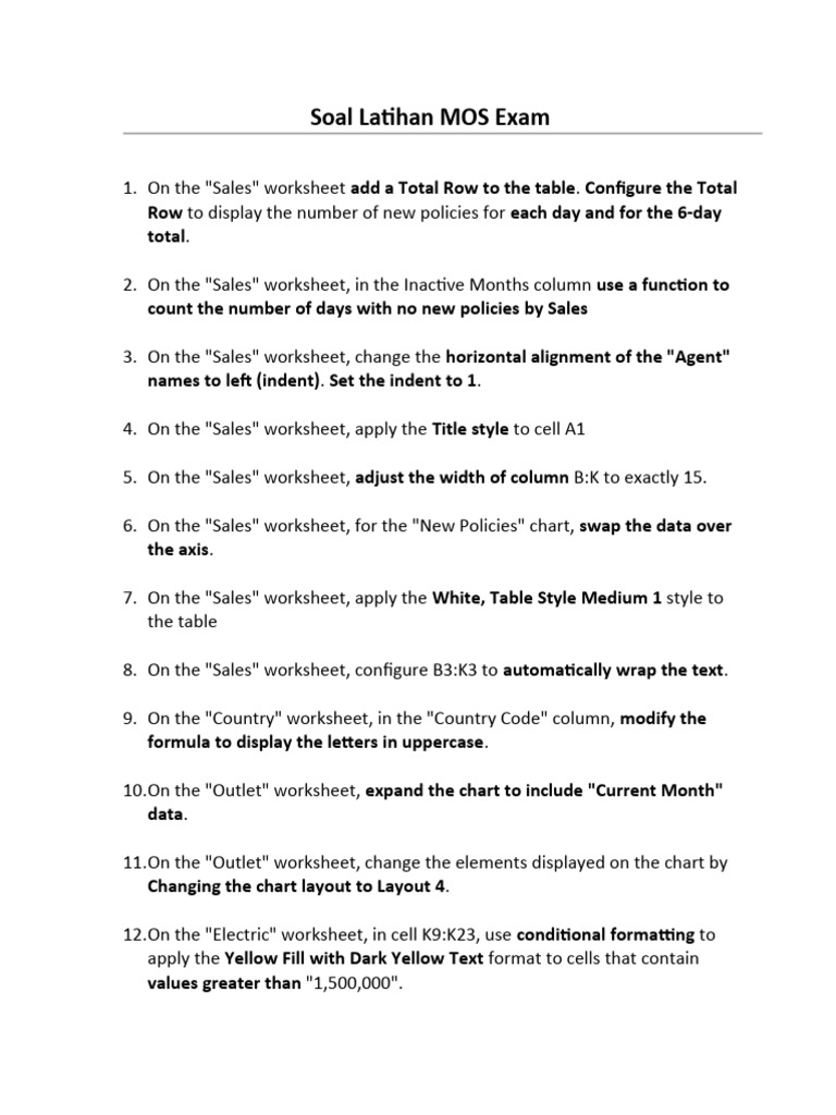 HOW LONG IS THE MOS EXAM intelligence overview