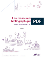 AFNOR ISO22000 Module n06 v7 - Ressources - Bibliographiques