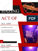 Anti Hazing Law Safe Spaces Act