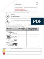 8ec - Fire Safety PA Task Student Worksheet