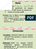 Base e Dimensao