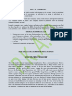 Company Law Notes - Pkao