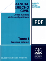 Meza Barros, Ramon_ Manual de Derecho Civil. De las fuentes de las obligaciones. Tomo I 2010