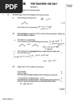 2003 AL Chemistry Paper 1 Marking Scheme