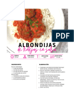 Albondigas de Lentejas