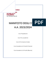 Manifesto Degli Studi 2023 2024