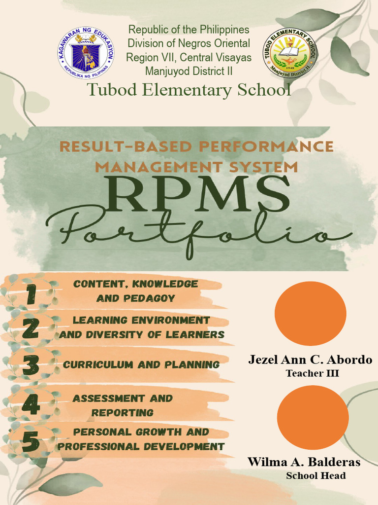 Teacher Performance Objectives Report | PDF | Learning | Curriculum