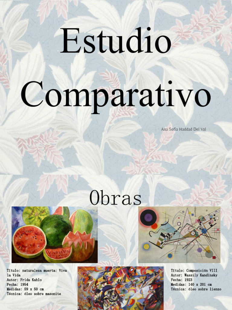 Estudio Comparativo PDF | PDF