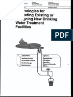 300048WU Technologies For Upgrading Existing or Designing New Drinking Water Treatment Facilities