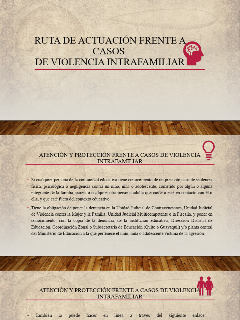 ruta de actuación frente a casos de violencia Intrafamiliar | PDF
