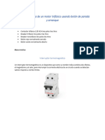 Arranque y Parada de Un Motor Trifasico Con Constactor