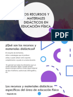 Los Recursos y Materiales Didácticos en Educación Física 2