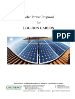 Solar Proposal - Lgu-Don Carlos