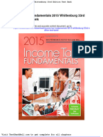 Income Tax Fundamentals 2015 Whittenburg 33rd Edition Test Bank Full Download