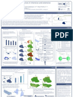 Evolution of ecosystem services in intensive and extensive agricultural systems