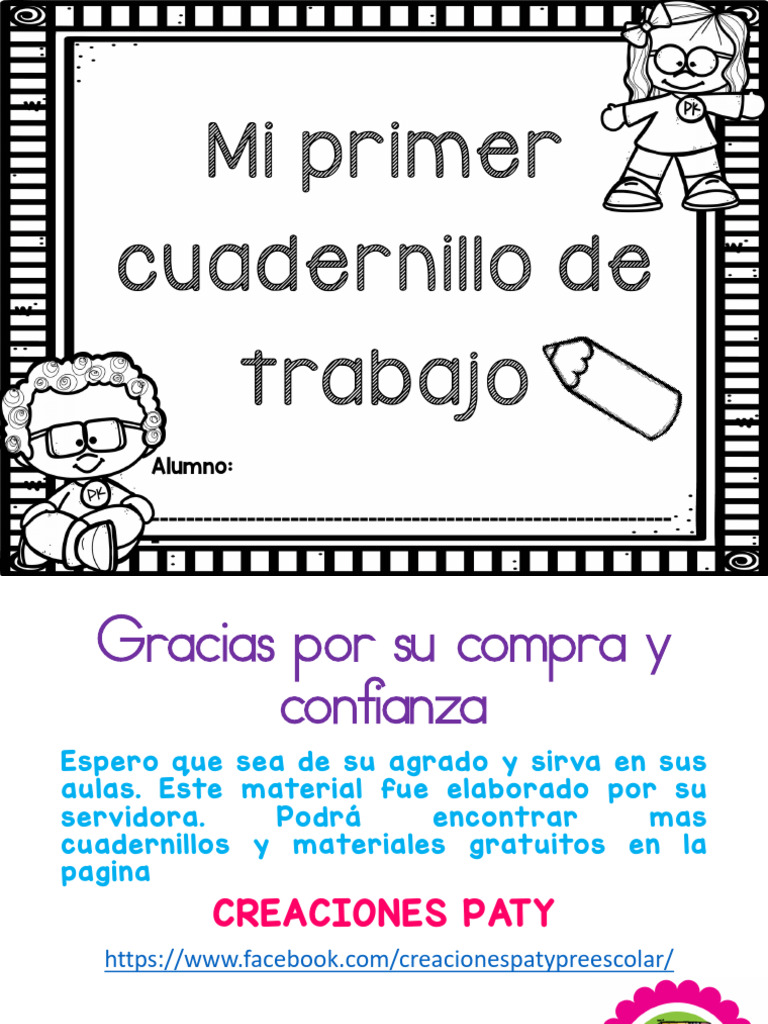 Mi Primer Cuadernillo de Trabajo Preescolar | PDF | Arte