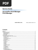 Accurio Pro Print Manager Service Guide