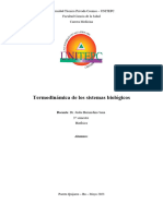 Capitulo VI - Termodinámica de Los Sistemas Biológicos