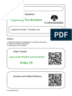 Expanding Two Brackets