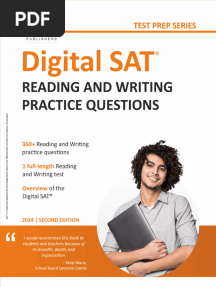 Digital SAT Reading and Writing Practice Questions - Sample - 2024
