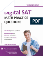 Digital SAT Math Practice Questions - Sample - 2024