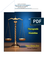 Module 1 Therapeutic Modalities PDF
