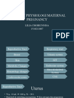Anatomi & Fisiologi Maternal Pregnancy