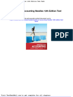 Principles of Accounting Needles 12th Edition Test Bank Full Download