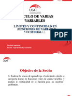 Limites de Funciones de Varias Variables