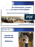 Fuentes de Información - Alumnos - Economia General II