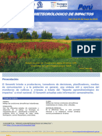 Reporte Agrometeorológico de Impactos N°017-2022 - Región Sierra