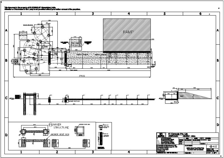 Kcp-60 Foundation Drawing | PDF