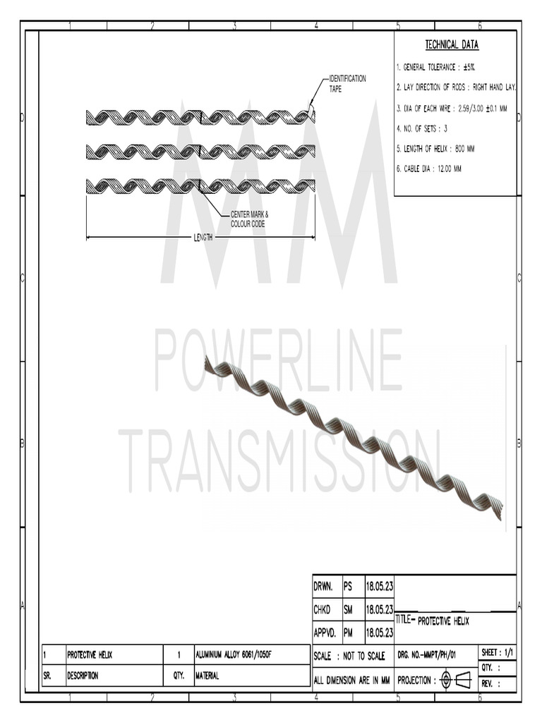 Power Line Transmission Identification Tape | PDF