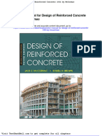 Solution Manual For Design of Reinforced Concrete 10th by Mccormac Full Download