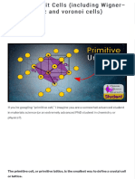 Primitive Unit Cells - MSEstudentCom