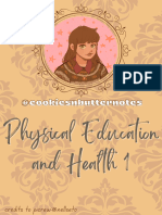 Physical Education and Health 1