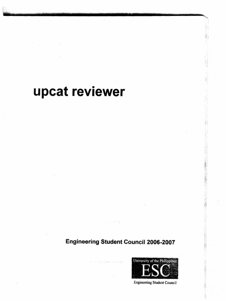 Upcat reviewer pdf