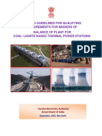 Revised Guidelines For Qualifying Requirements For Bidders of Balance of Plant For Coal Lignite Based Thermal Power Stations September 2023