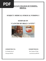 Cancer of Oral Cavity 9